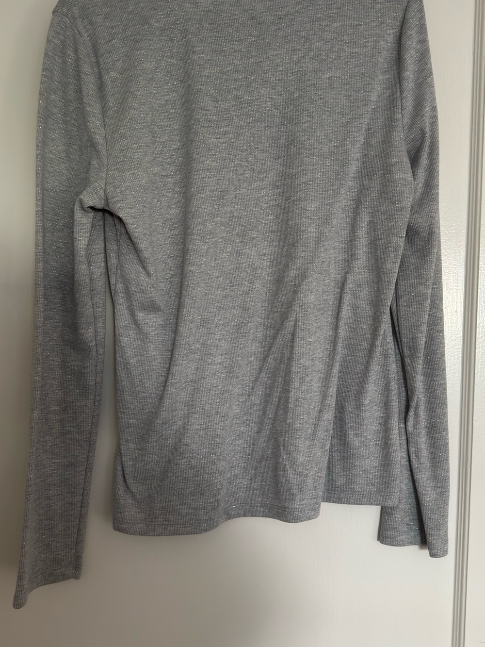 GAP Heather Gray Long-Sleeve Tee